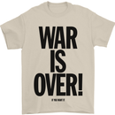 War Is Over if You Want It John Lennon Mens T-Shirt Cotton Gildan Sand