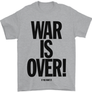 War Is Over if You Want It John Lennon Mens T-Shirt Cotton Gildan Sports Grey