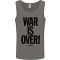 War Is Over if You Want It John Lennon Mens Vest Tank Top Charcoal