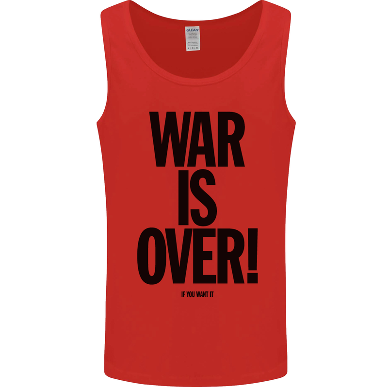 War Is Over if You Want It John Lennon Mens Vest Tank Top Red