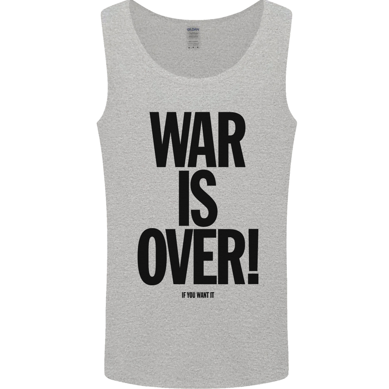 War Is Over if You Want It John Lennon Mens Vest Tank Top Sports Grey