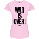 War Is Over if You Want It John Lennon Womens Petite Cut T-Shirt Light Pink
