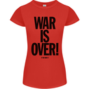 War Is Over if You Want It John Lennon Womens Petite Cut T-Shirt Red