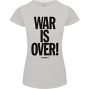 War Is Over if You Want It John Lennon Womens Petite Cut T-Shirt Sports Grey