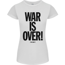 War Is Over if You Want It John Lennon Womens Petite Cut T-Shirt White