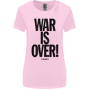 War Is Over if You Want It John Lennon Womens Wider Cut T-Shirt Light Pink