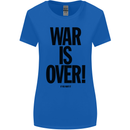 War Is Over if You Want It John Lennon Womens Wider Cut T-Shirt Royal Blue