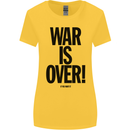 War Is Over if You Want It John Lennon Womens Wider Cut T-Shirt Yellow