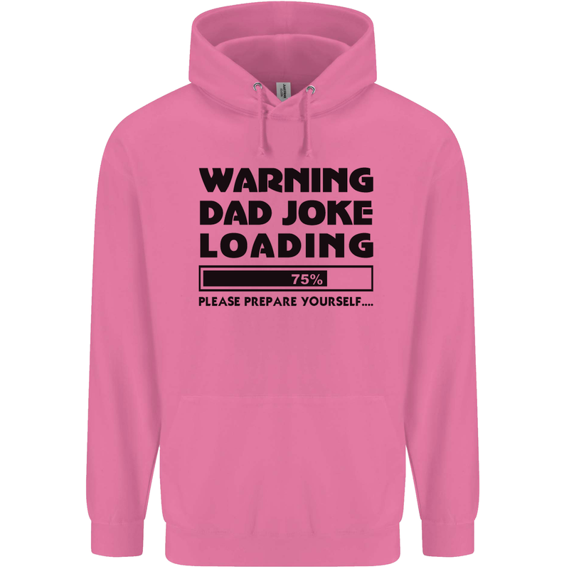 Warning Dad Joke Loading Father's Day Funny Mens 80% Cotton Hoodie Azelea