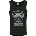 Warning Don' Touch My Bike Biker Motorcycle Mens Vest Tank Top Black