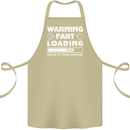 Warning Fart Loading Funny Farting Dad Cotton Apron 100% Organic Khaki