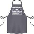 Warning Fart Loading Funny Farting Dad Cotton Apron 100% Organic Steel