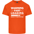 Warning Fart Loading Funny Farting Dad Kids T-Shirt Childrens Orange