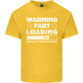 Warning Fart Loading Funny Farting Dad Kids T-Shirt Childrens Yellow