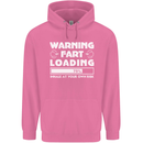 Warning Fart Loading Funny Farting Dad Mens 80% Cotton Hoodie Azelea