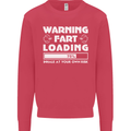 Warning Fart Loading Funny Farting Dad Mens Sweatshirt Jumper Heliconia