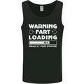 Warning Fart Loading Funny Farting Dad Mens Vest Tank Top Black