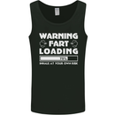 Warning Fart Loading Funny Farting Dad Mens Vest Tank Top Black