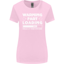 Warning Fart Loading Funny Farting Dad Womens Wider Cut T-Shirt Light Pink
