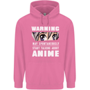 Warning May Start Talking About Anime Funny Mens 80% Cotton Hoodie Azelea