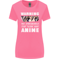Warning May Start Talking About Anime Funny Womens Wider Cut T-Shirt Azalea