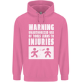 Warning Tools Builder Plumber Electrician Childrens Kids Hoodie Azalea