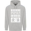 Warning Tools Builder Plumber Electrician Childrens Kids Hoodie Sports Grey