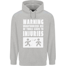 Warning Tools Builder Plumber Electrician Childrens Kids Hoodie Sports Grey
