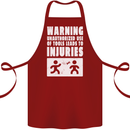 Warning Tools Builder Plumber Electrician Cotton Apron 100% Organic Maroon