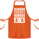 Warning Tools Builder Plumber Electrician Cotton Apron 100% Organic Orange