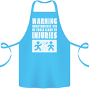 Warning Tools Builder Plumber Electrician Cotton Apron 100% Organic Turquoise