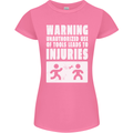 Warning Tools Builder Plumber Electrician Womens Petite Cut T-Shirt Azalea