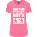 Warning Tools Builder Plumber Electrician Womens Wider Cut T-Shirt Azalea