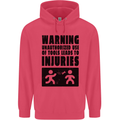 Warning Tools DIY Tradesman Carpenter Childrens Kids Hoodie Heliconia