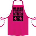 Warning Tools DIY Tradesman Carpenter Cotton Apron 100% Organic Pink