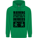 Warning Tools DIY Tradesman Carpenter Mens 80% Cotton Hoodie Irish Green