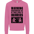 Warning Tools DIY Tradesman Carpenter Mens Sweatshirt Jumper Azalea
