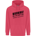 Warning Will Talk About Cars Childrens Kids Hoodie Heliconia