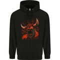 Warrior Cry Viking Valhalla Odin Norse Gods Childrens Kids Hoodie Black