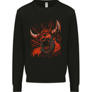 Warrior Cry Viking Valhalla Odin Norse Gods Kids Sweatshirt Jumper Black