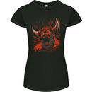 Warrior Cry Viking Valhalla Odin Norse Gods Womens Petite Cut T-Shirt Black