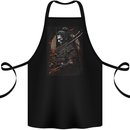 Warrior of the Samurai Japanese MMA Cotton Apron 100% Organic Black