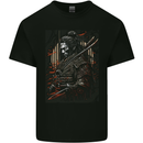 Warrior of the Samurai Japanese MMA Kids T-Shirt Childrens Black