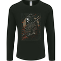 Warrior of the Samurai Japanese MMA Mens Long Sleeve T-Shirt Black