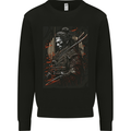 Warrior of the Samurai Japanese MMA Mens Sweatshirt Jumper Black