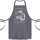 Wasted Life Grim Reaper Gothic Biker Skull Cotton Apron 100% Organic Steel