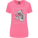 Wasted Life Grim Reaper Gothic Biker Skull Womens Wider Cut T-Shirt Azalea