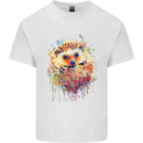 Watercolour Hedgehog Kids T-Shirt Childrens White