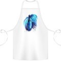 Watercolour Horse Cotton Apron 100% Organic White