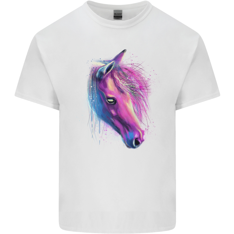 Watercolour Horse Kids T-Shirt Childrens White